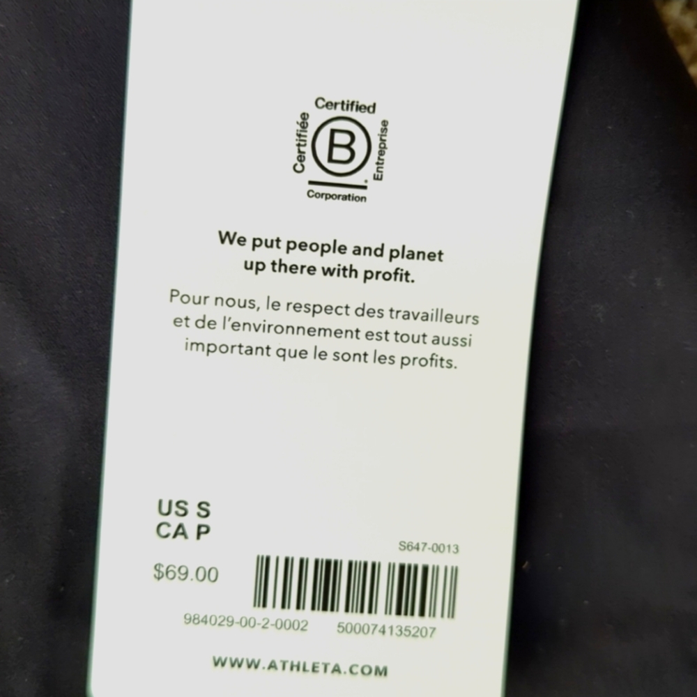 NWT! Athleta Exhilarate crop A-C - size small - Picture 5 of 5